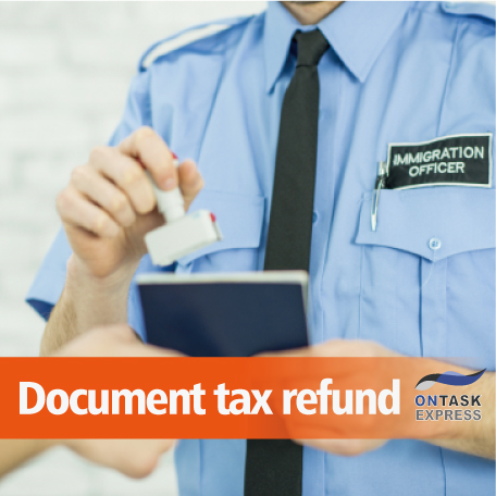 Document tax refund